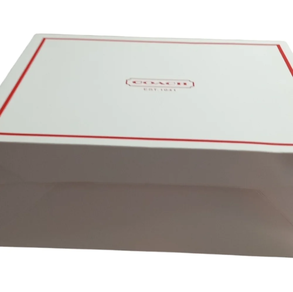 Coach White and Red Vintage Storage -Gift Box